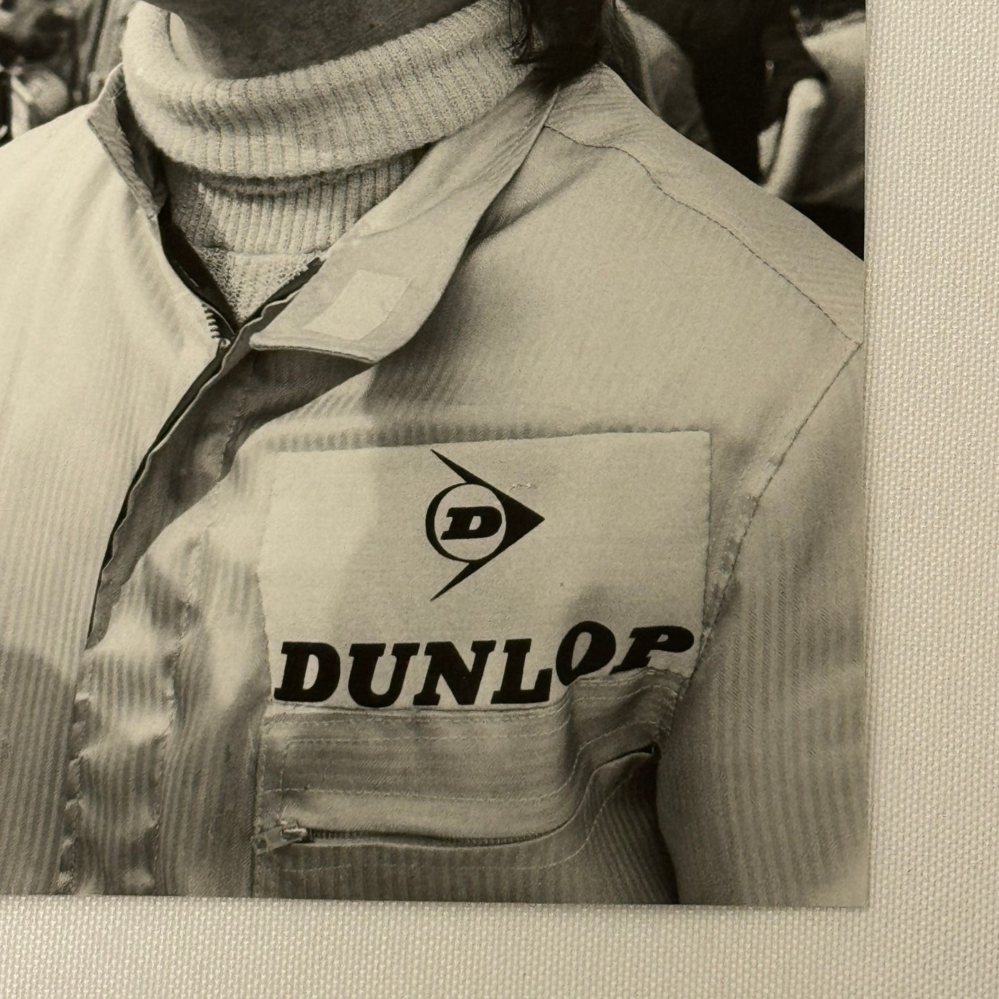 Vintage Racing Photo 1970 German Grand Prix Driver Jackie Stewart Motorsport