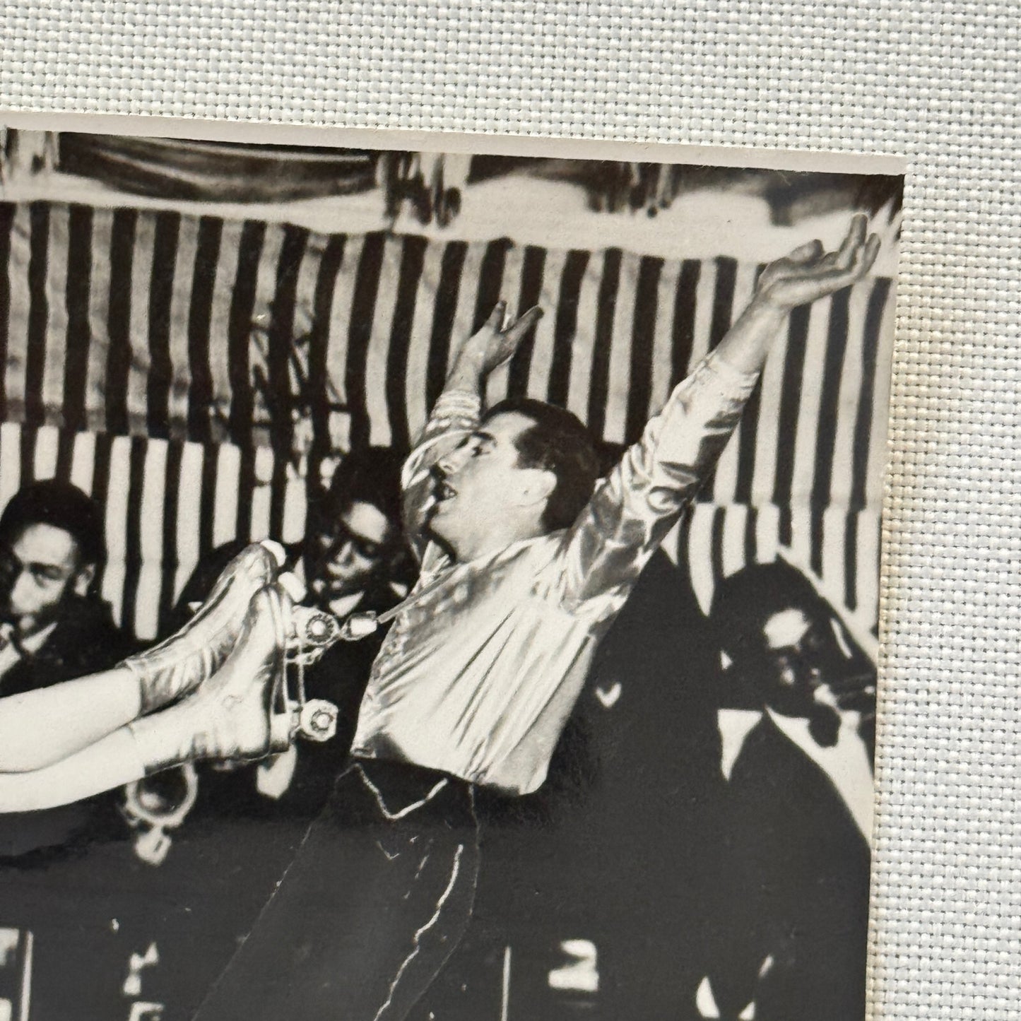 Circus Rollerskating Roller Skate Circus Act with Band Photo Photograph Vintage