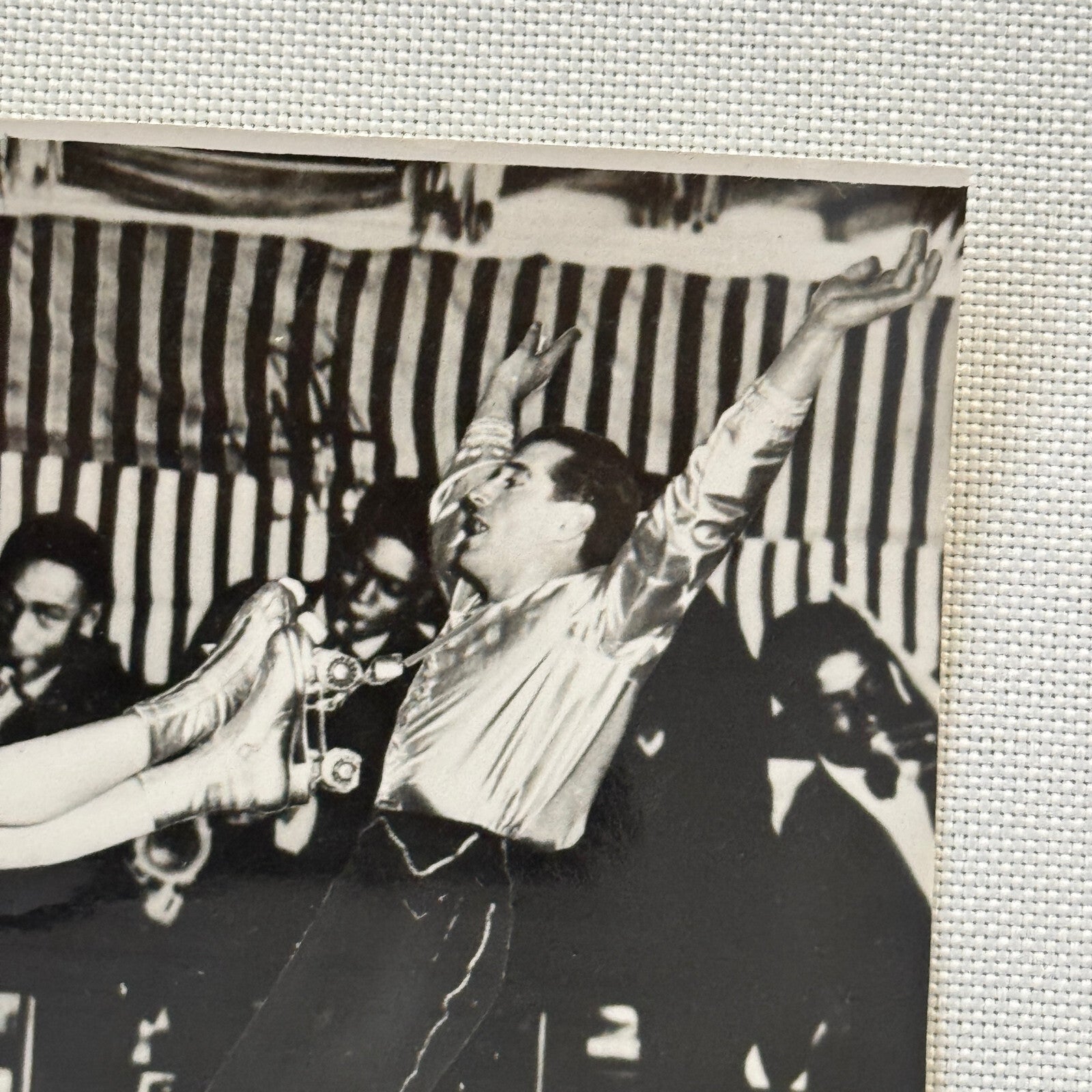 Circus Rollerskating Roller Skate Circus Act with Band Photo Photograph Vintage