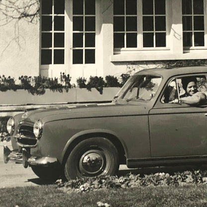 Vintage Peugeot 403 Car Automobile Photo Photograph Print