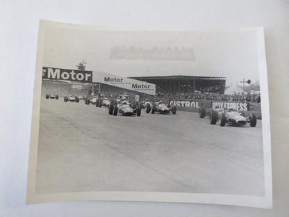 Vintage 1966 Racing Photograph Photo - Jack Brabham Leading Grand Prix Car