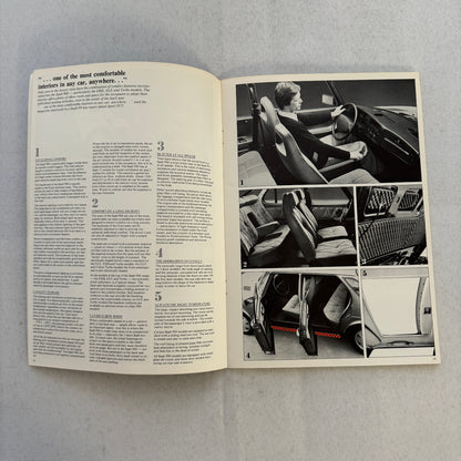 Saab 900 Engineering Features Book Brochure 1979 Saab 900 Turbo GLi EMS GLE