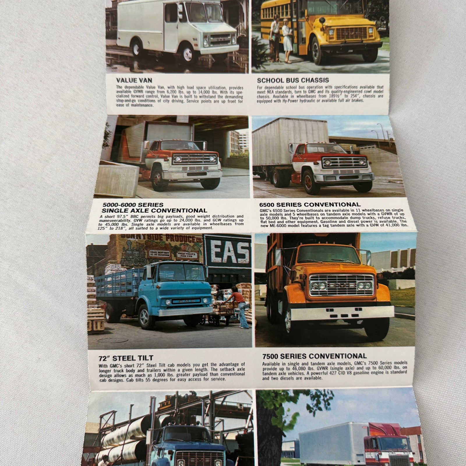 1978 GMC Truck Sales Brochure Catalog PIckup Suburban Van Caballero Jimmy +