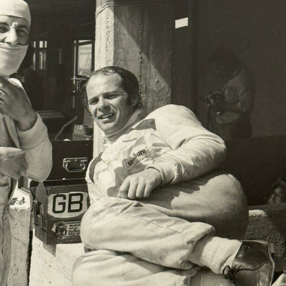 Vintage Racing Photo 1972 Rome Grand Prix Howden Ganley and Peter Gethin