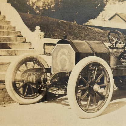 Vintage Racing Car Photo Photograph Antique Motorsport Print Unidentified