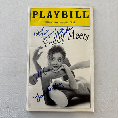 Fuddy Meers Cast Signed Playbill Program Lisa Gorlitsky Keith Nobbs 1999