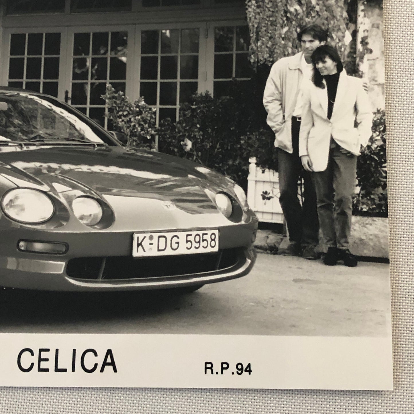 Toyota Celica Car Factory Press Photo Photograph Print