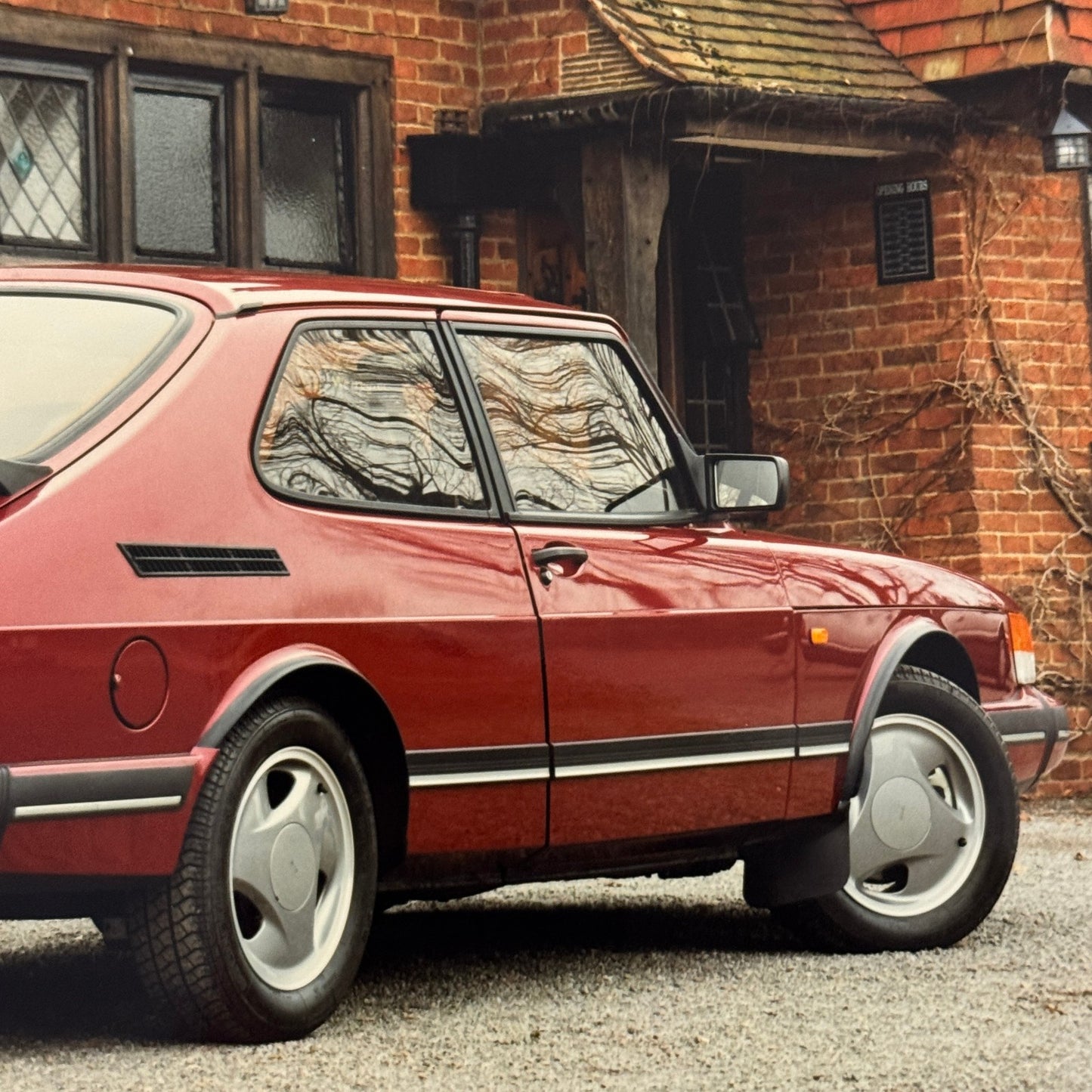 1993 Saab 900 Ruby Edition Car Automobile Factory Press Photo Photograph Print