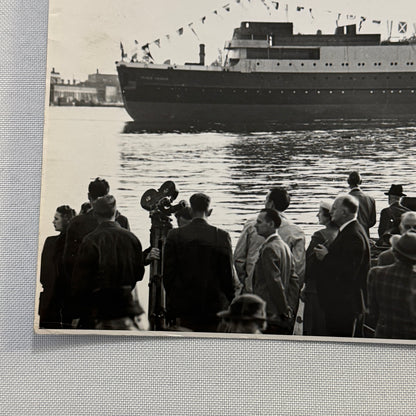 Vintage Boat Ship Photo Photograph Prince George Steamship Steam Ship 1947