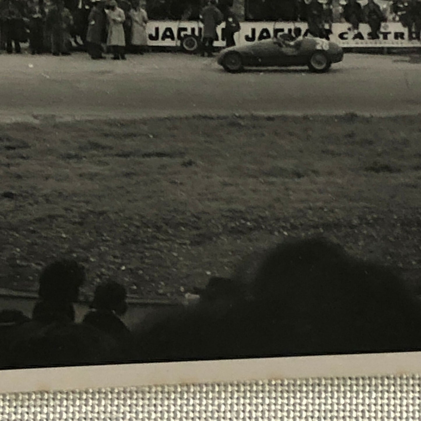 Vintage Racing Car Photo Photograph Print Robert Manzon Gordini 1952 Silverstone