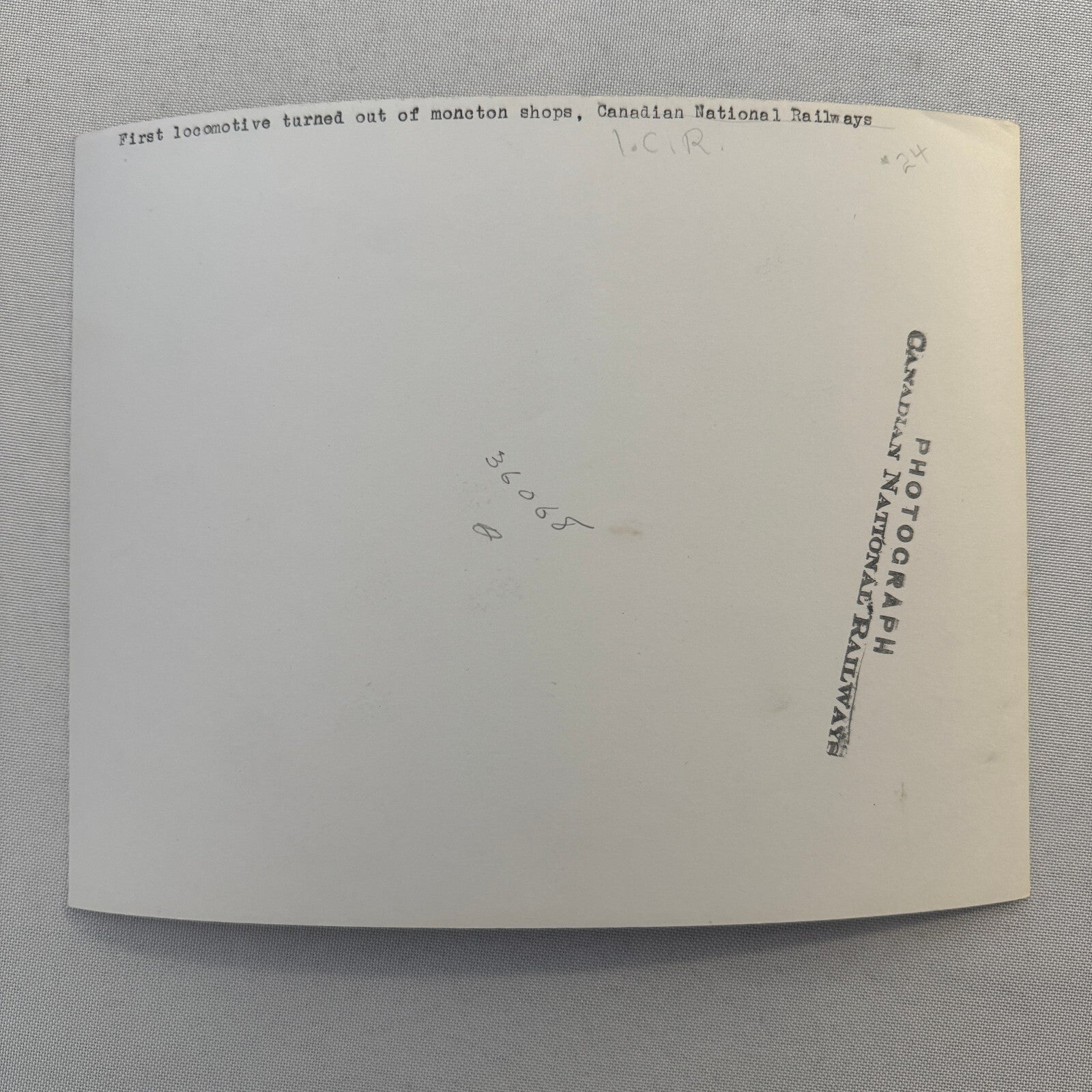 Canadian National Railway Locomotive Moncton New Brunswick Photo Photograph