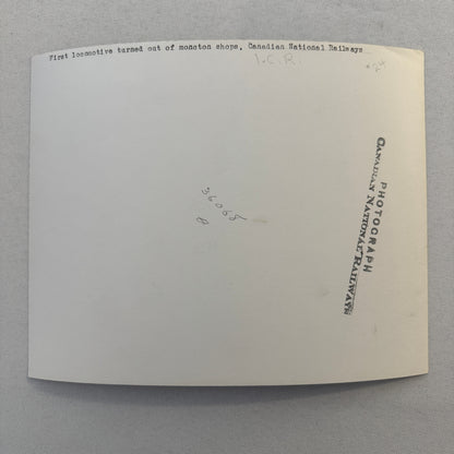 Canadian National Railway Locomotive Moncton New Brunswick Photo Photograph