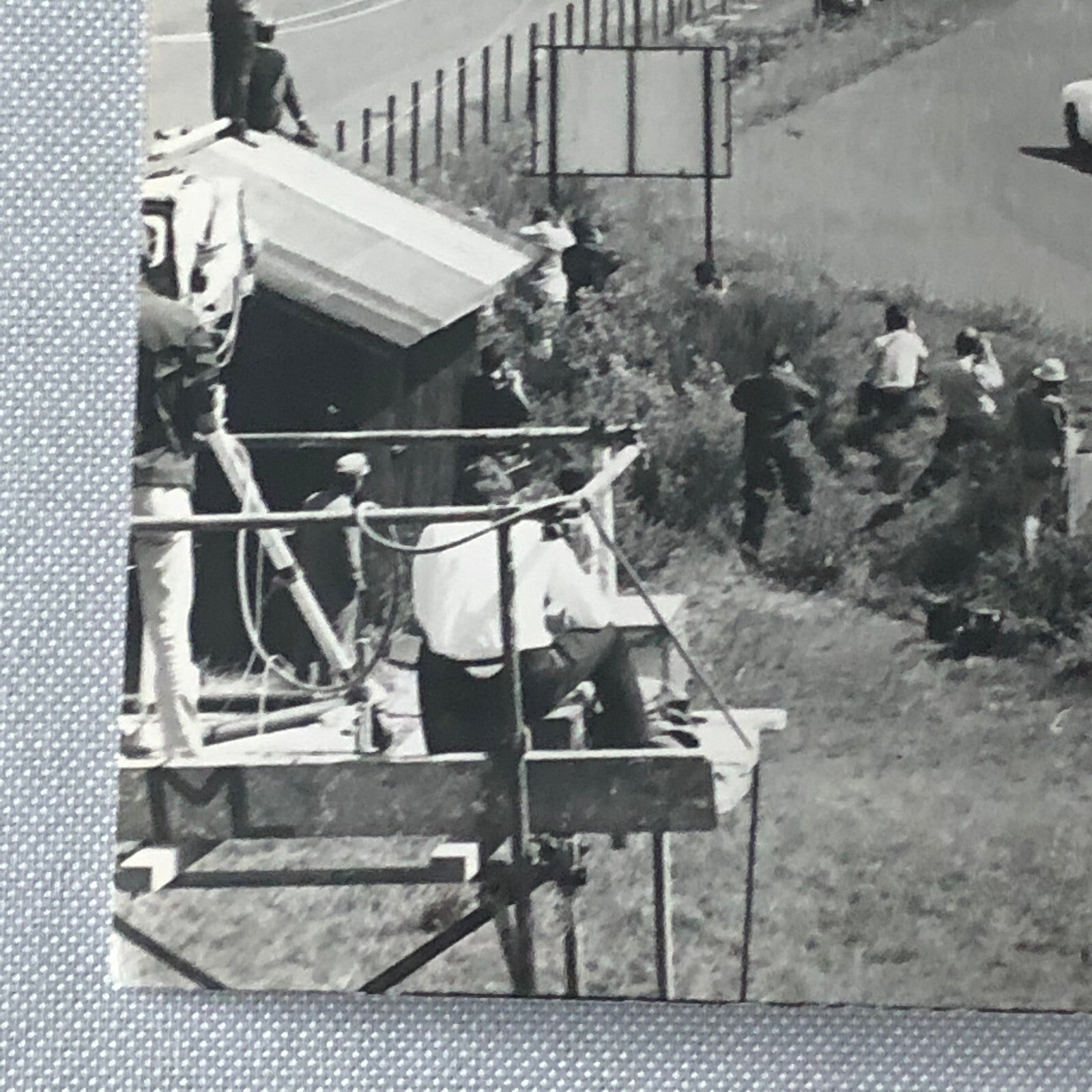 Vintage Bernard Cahier Racing Photo Nurburgring Phil Hill Chaparral Porsche 1967