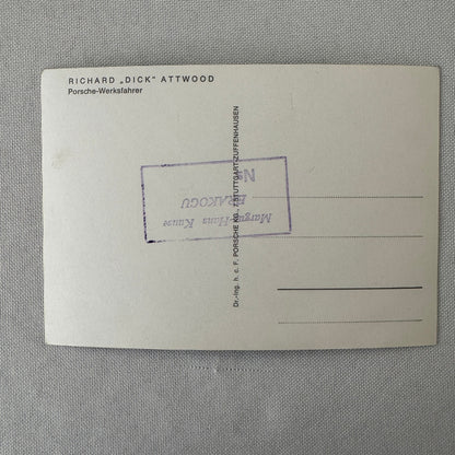 Richard Dick Atwood Porsche Racing Driver Photo Photograph Print