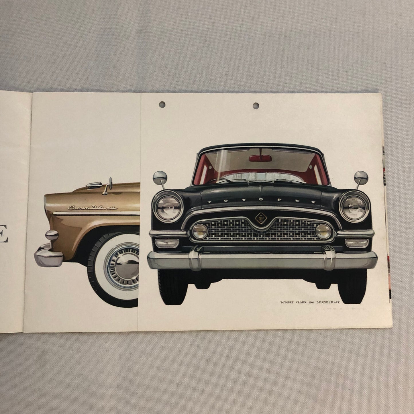 Vintage Toyota Toyopet Crown 1900 Deluxe Car Sales Brochure Catalog Japanese JDM