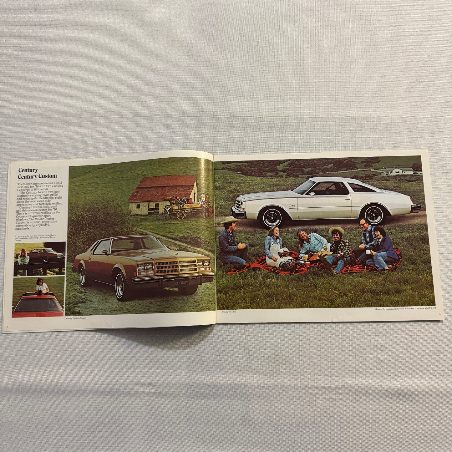 1976 Buick Car Sales Brochure Catalog Regal Century LeSabre Estate Wagon Riviera