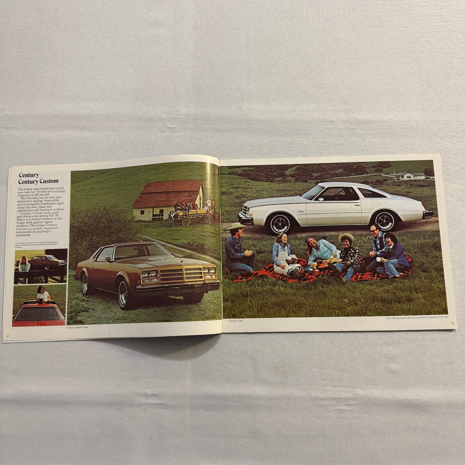 1976 Buick Car Sales Brochure Catalog Regal Century LeSabre Estate Wagon Riviera