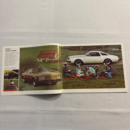 1976 Buick Car Sales Brochure Catalog Regal Century LeSabre Estate Wagon Riviera