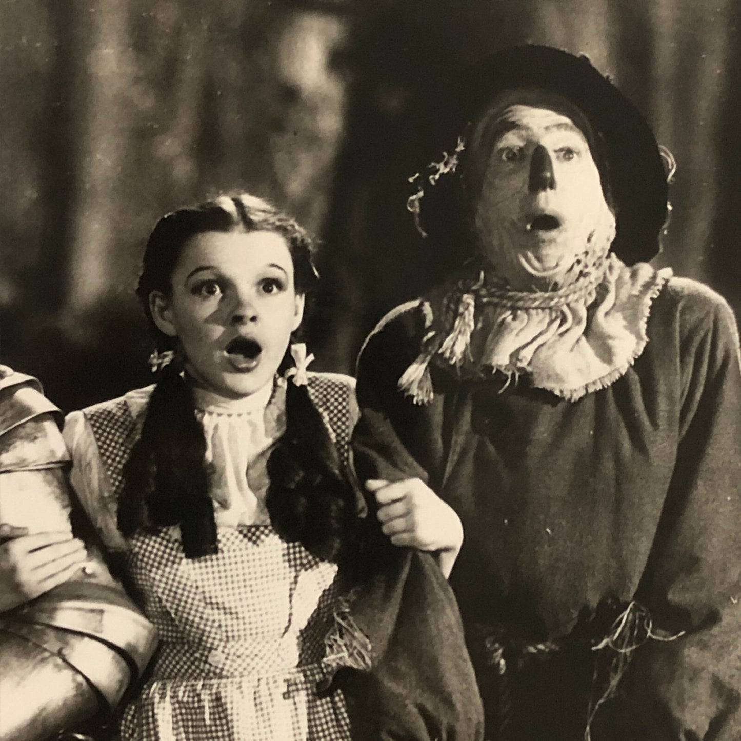 Wizard of Oz Movie Still Photo Photograph Dorothy Tin Man Scarecrow Modern Print
