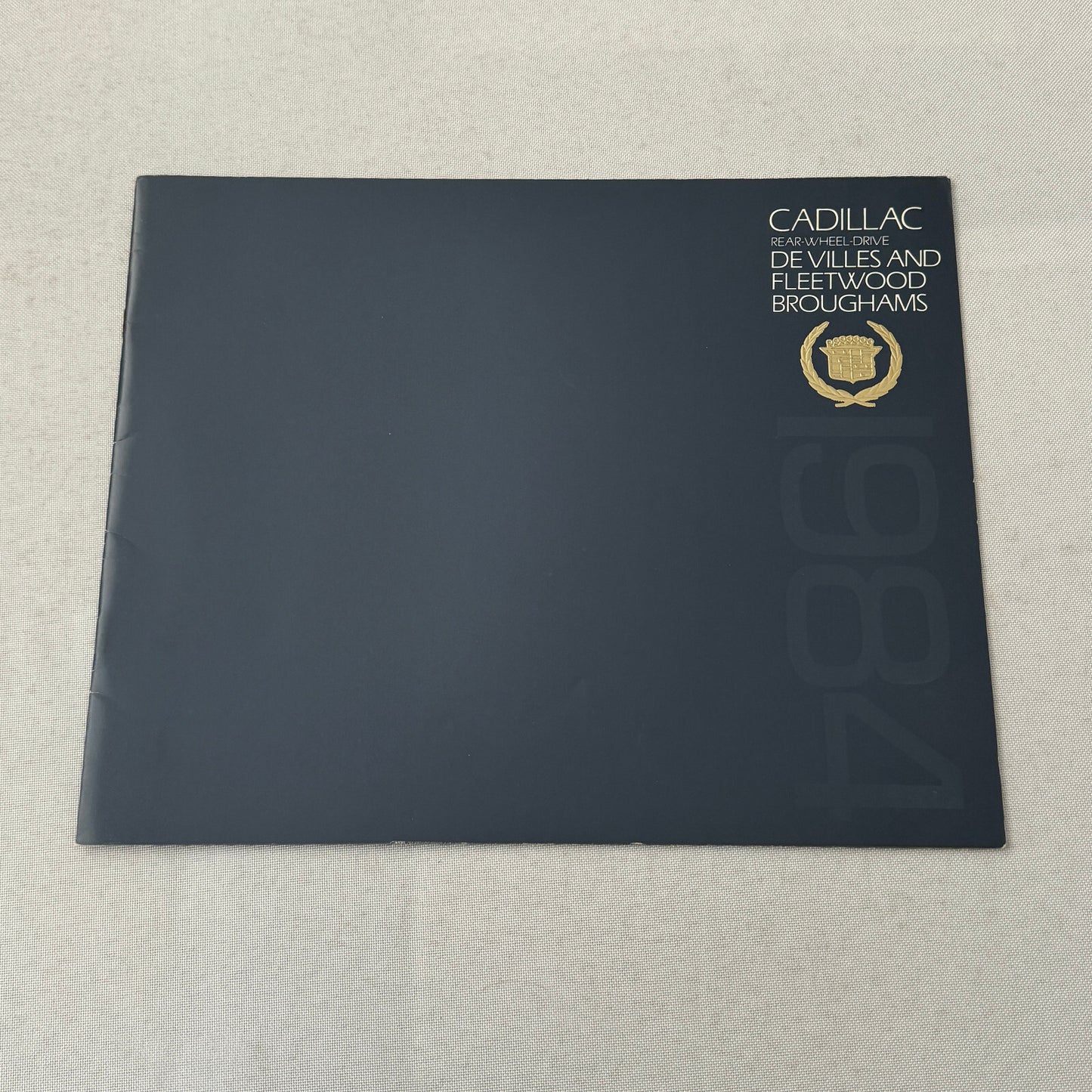 1984 Cadillac Sales Brochure Catalog Sedan Coupe DeVille Fleetwood Brougham