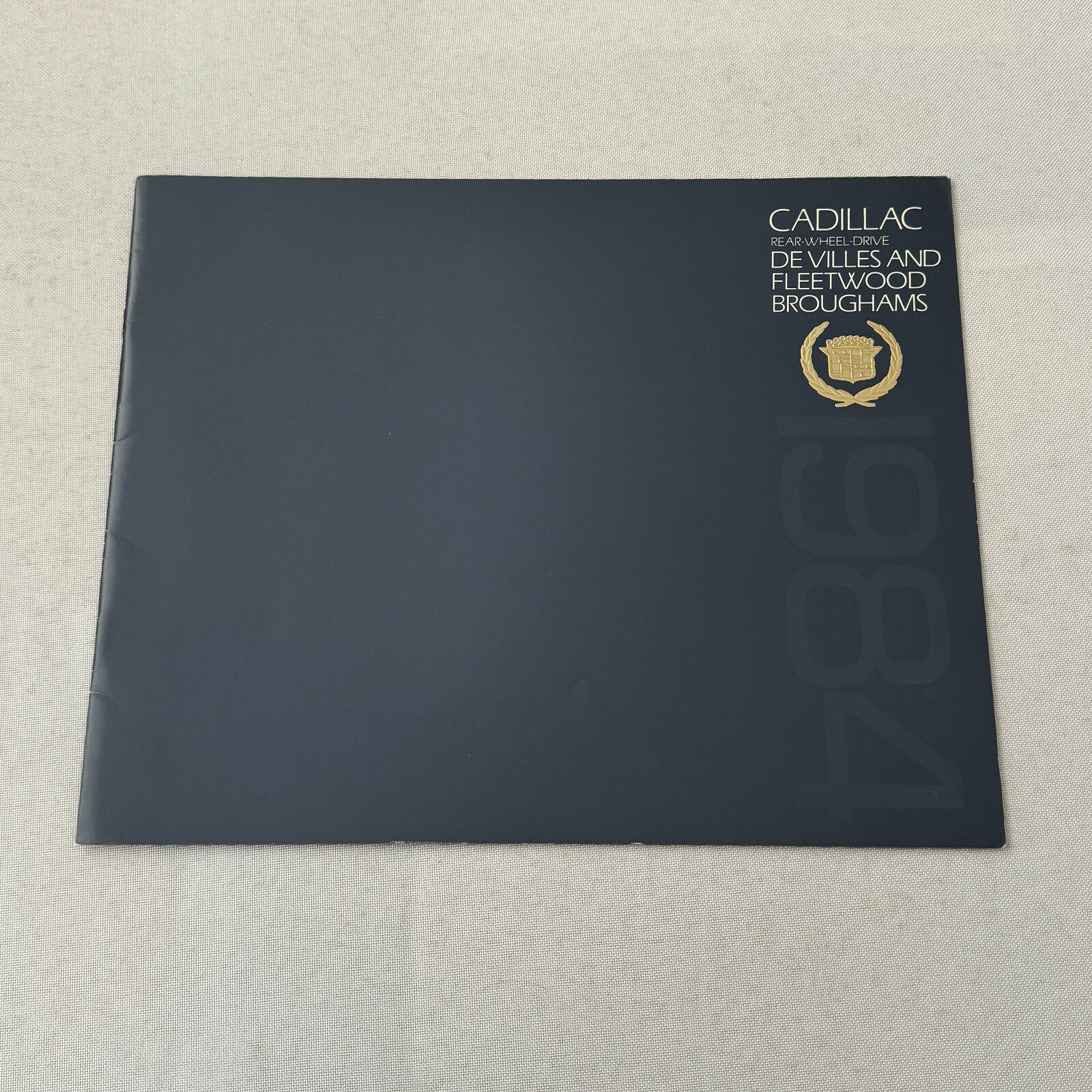 1984 Cadillac Sales Brochure Catalog Sedan Coupe DeVille Fleetwood Brougham