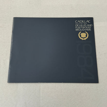 1984 Cadillac Sales Brochure Catalog Sedan Coupe DeVille Fleetwood Brougham