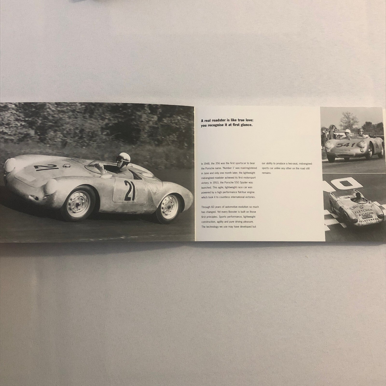 Porsche Boxster Inner Fire Sales Brochure Catalog Advertising 2008 2009