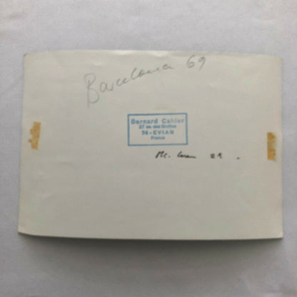 Vintage Barcelona 1969 Grand Prix Racing Photo Photograph Bruce McLaren CAHIER 
