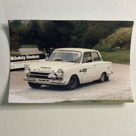 Vintage Ford Cortina Rally Car Photo Photograph Print - 1997 Historic Challenge 