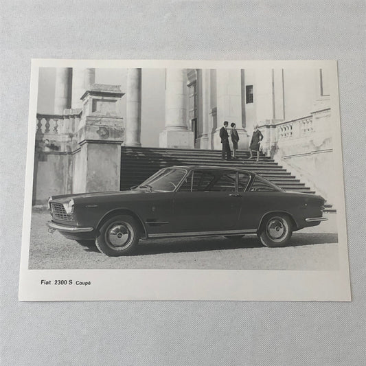 Fiat 2300 S Coupe Car Factory Press Photo Photograph Print