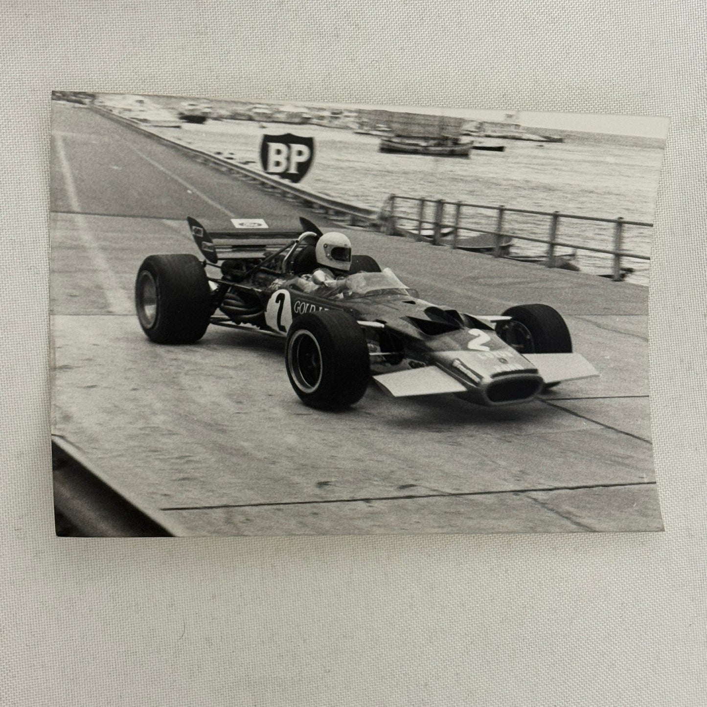 Vintage Racing Photo Lotus Ford 1970 Monaco Grand Prix Race F1 John Miles