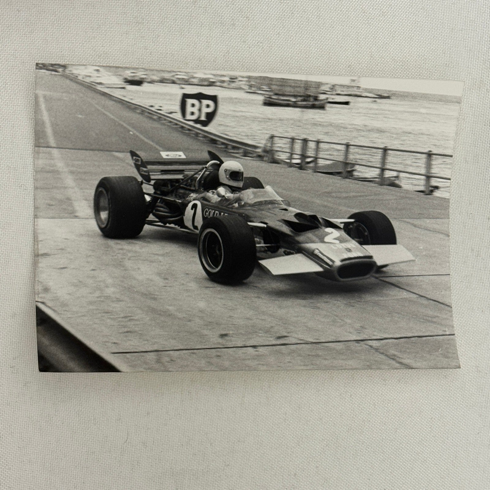 Vintage Racing Photo Lotus Ford 1970 Monaco Grand Prix Race F1 John Miles