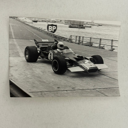 Vintage Racing Photo Lotus Ford 1970 Monaco Grand Prix Race F1 John Miles