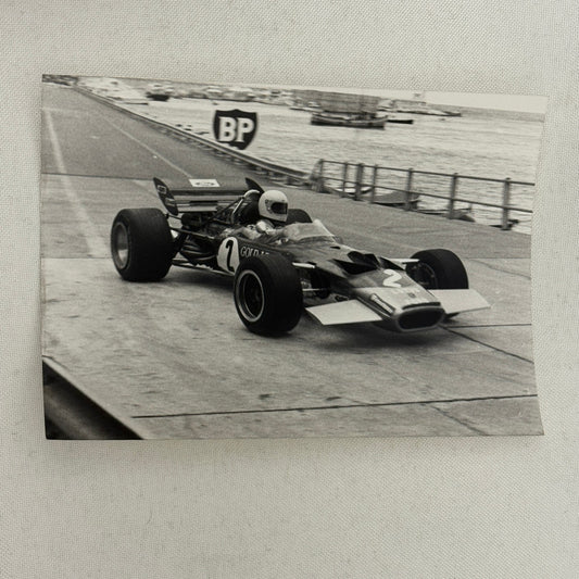 Vintage Racing Photo Lotus Ford 1970 Monaco Grand Prix Race F1 John Miles