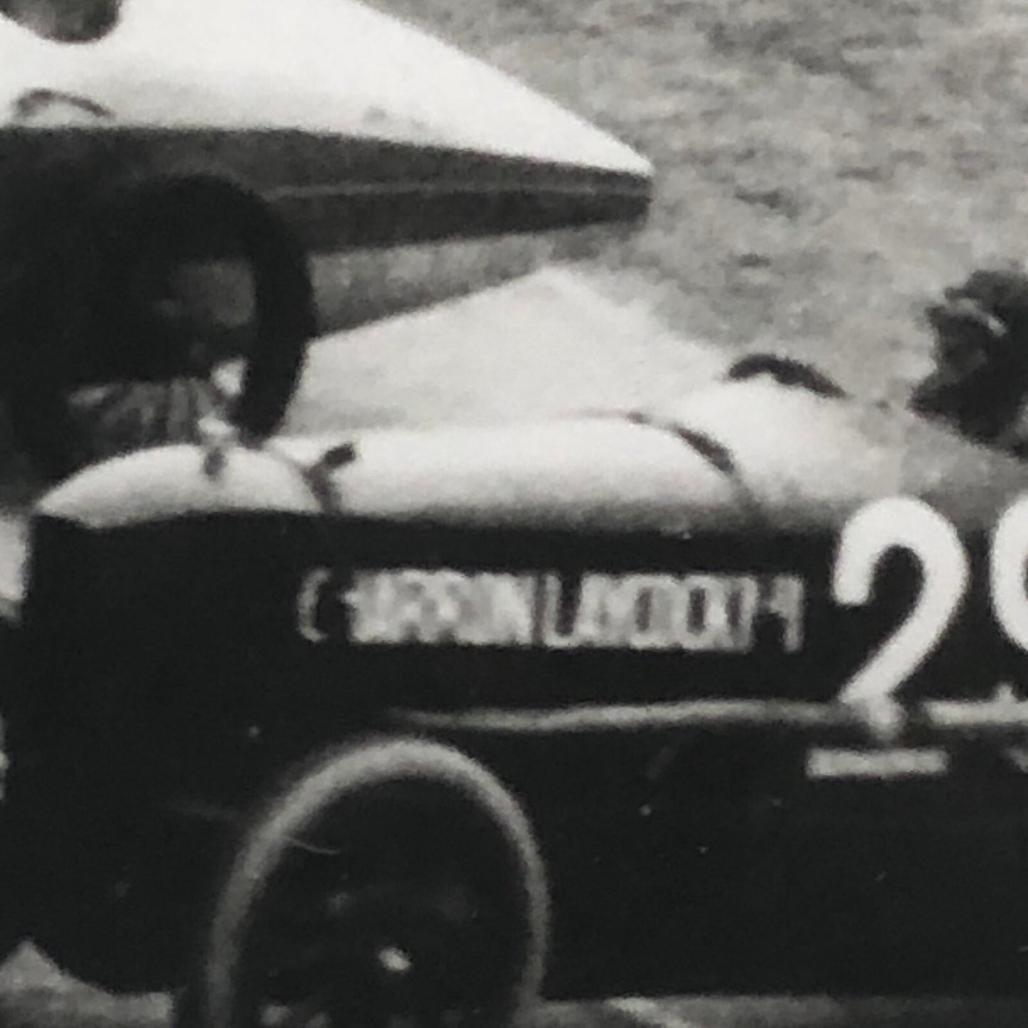 Vintage Car Racing Photo Photograph Charron Laycock AC - Modern Era Print 