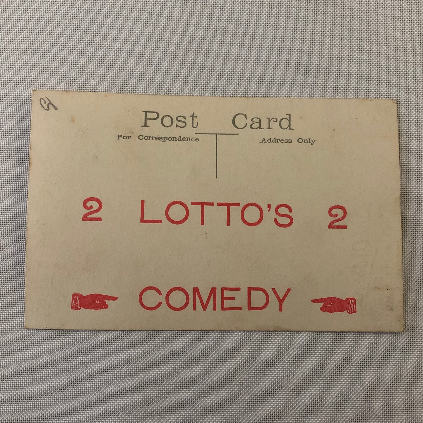 Circus Real Photo Postcard RPPC Clown Performer Comedy Act