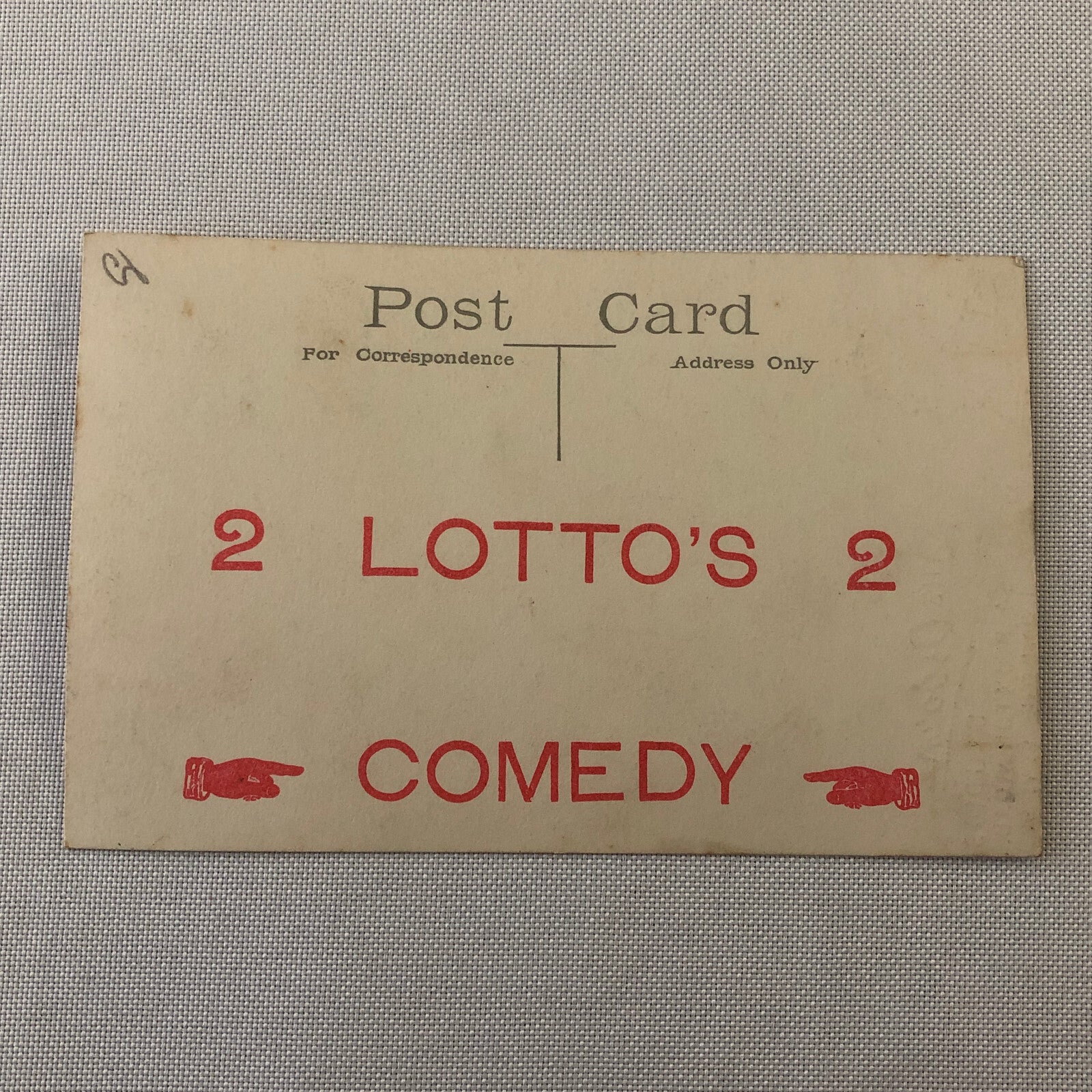 Circus Real Photo Postcard RPPC Clown Performer Comedy Act