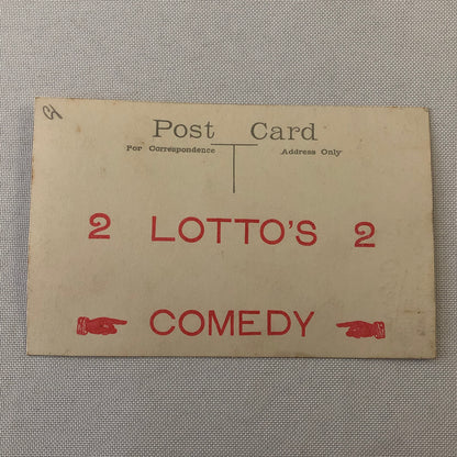 Circus Real Photo Postcard RPPC Clown Performer Comedy Act