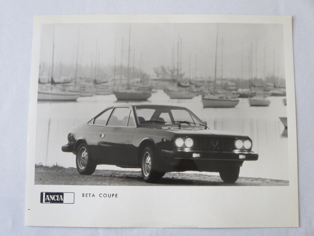 1977 Lancia Press Kit Brochure Photos Beta HPE Coupe Scorpion Sedan + 