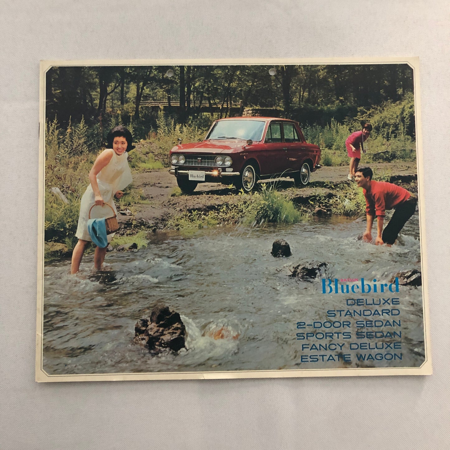 Datsun Bluebird Sales Brochure Catalog Japanese JDM Sports Sedan Station Wagon +