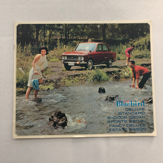 Datsun Bluebird Sales Brochure Catalog Japanese JDM Sports Sedan Station Wagon +
