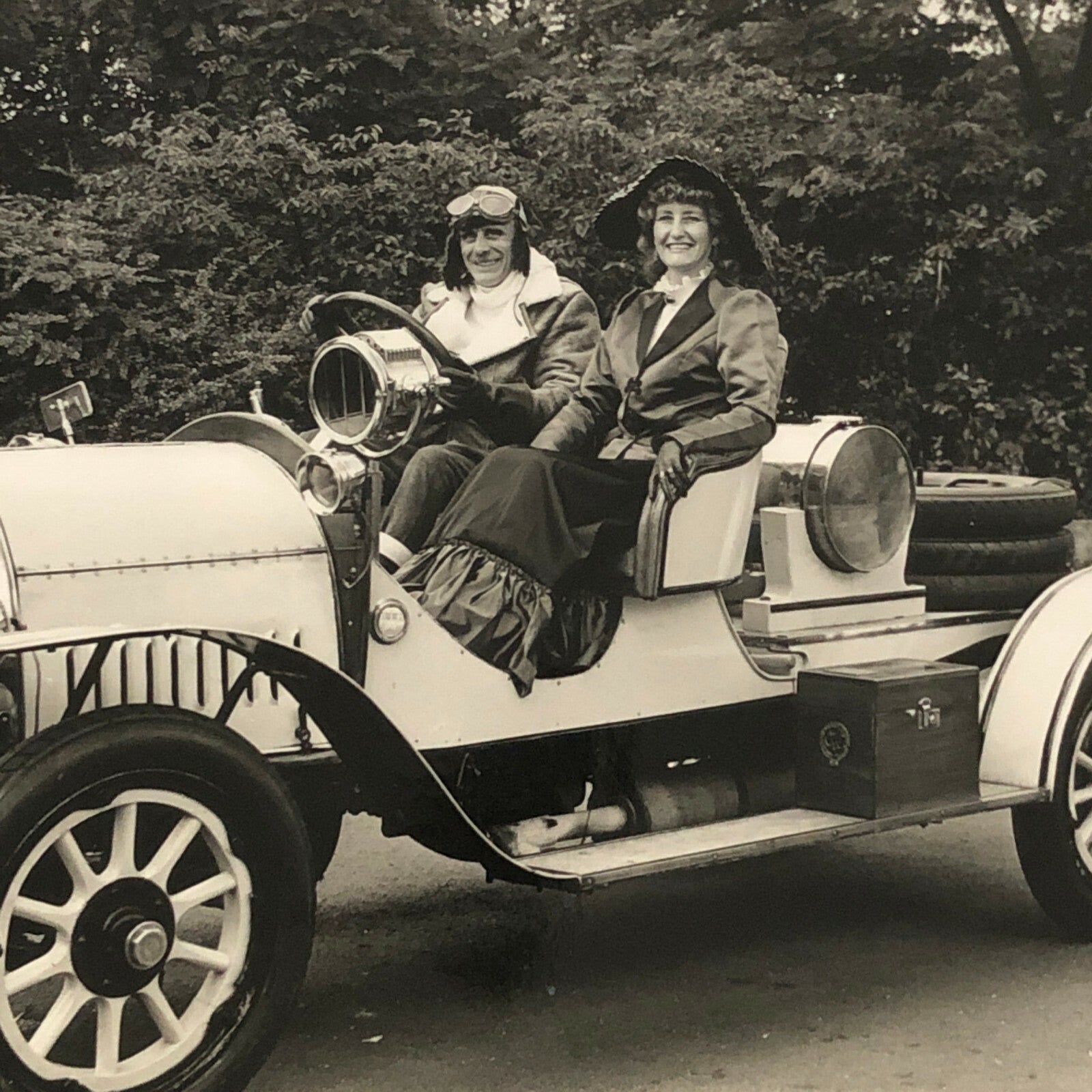 Vintage 1912 NAG Car in Great British Film Rally 1990 Press Photo Photograph 