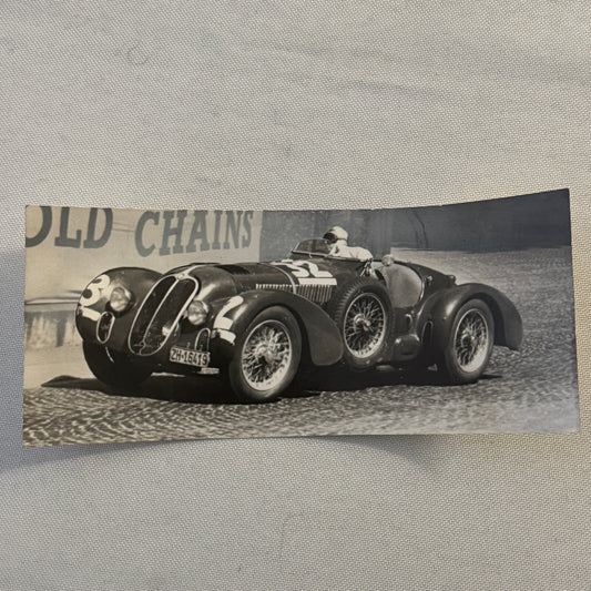 Vintage Alfa Romeo Racing Car Press Photo Photograph Print