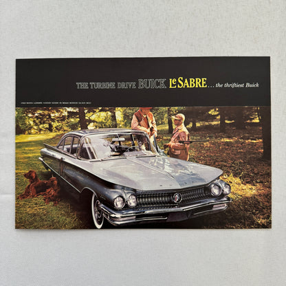 1960 Buick LeSabre Car Sales Brochure Catalog Station Wagon Coupe Convertible