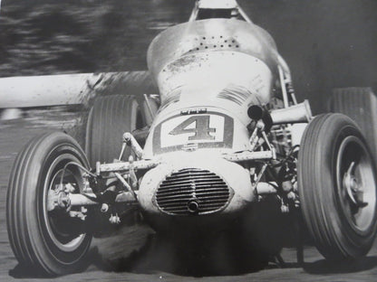 Vintage 1960s Don Branson Racing Car Photo Photograph - Very Large Original 