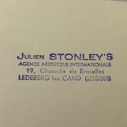 Circus Unicycle Balancing Act Performer Photo Photograph Vintage