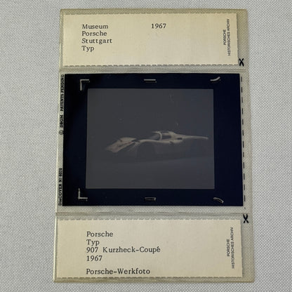 1967 Porsche Type 907 Coupe Museum Archive Factory Photo Slide Transparency