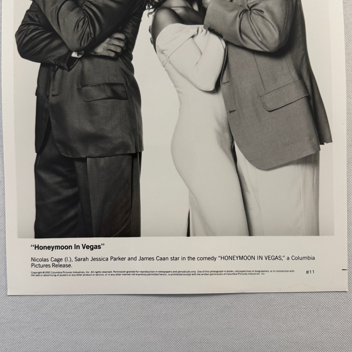 Honeymoon in Vegas Movie Press Photo Photograph Nicholas Cage James Caan