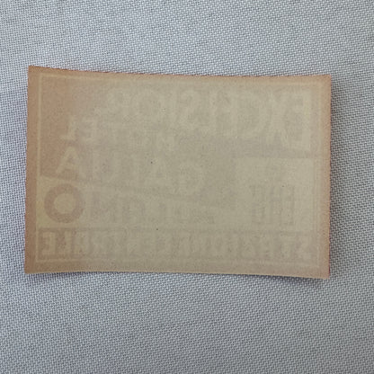 Vintage Hotel Travel Luggage Label Excelsior Hotel Gallia Milano Milan Italy