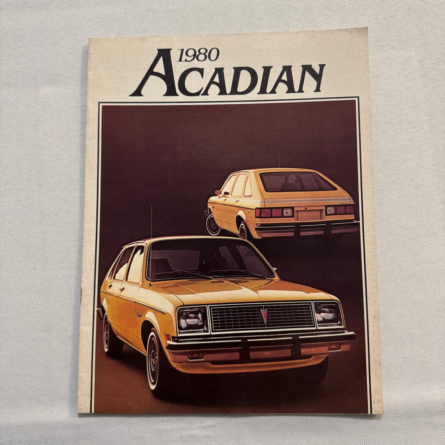 1980 Pontiac Acadian Car Sales Brochure Catalog Hatchback Coupe Sedan Acadian S